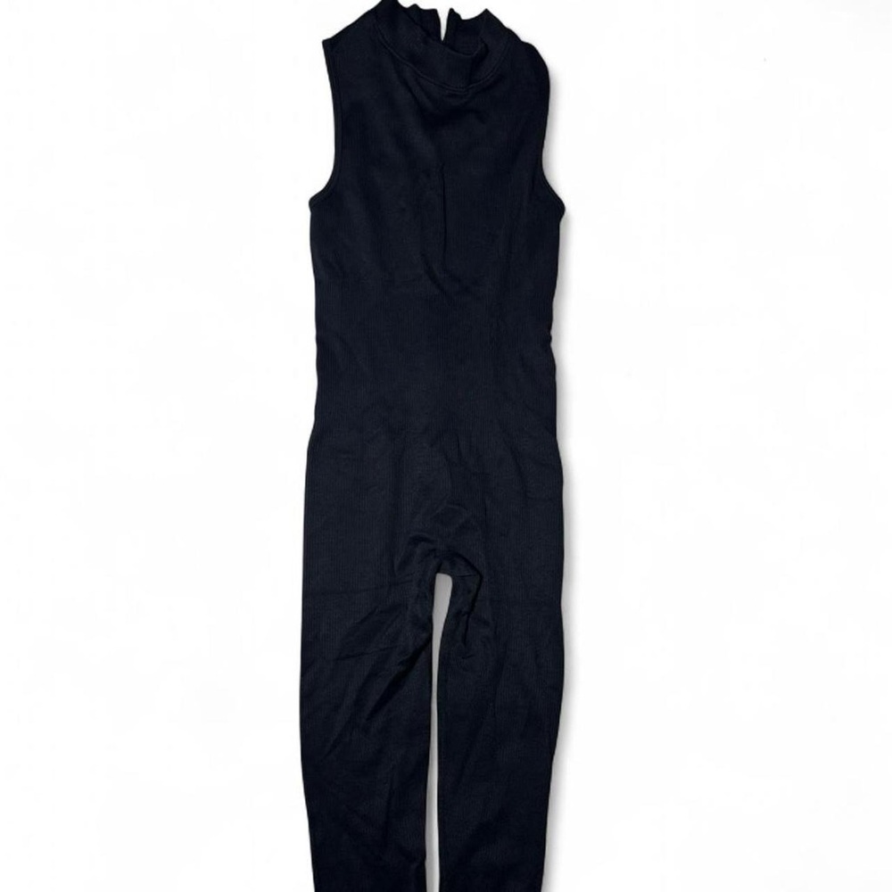 Black Sleeveless Jumpsuit